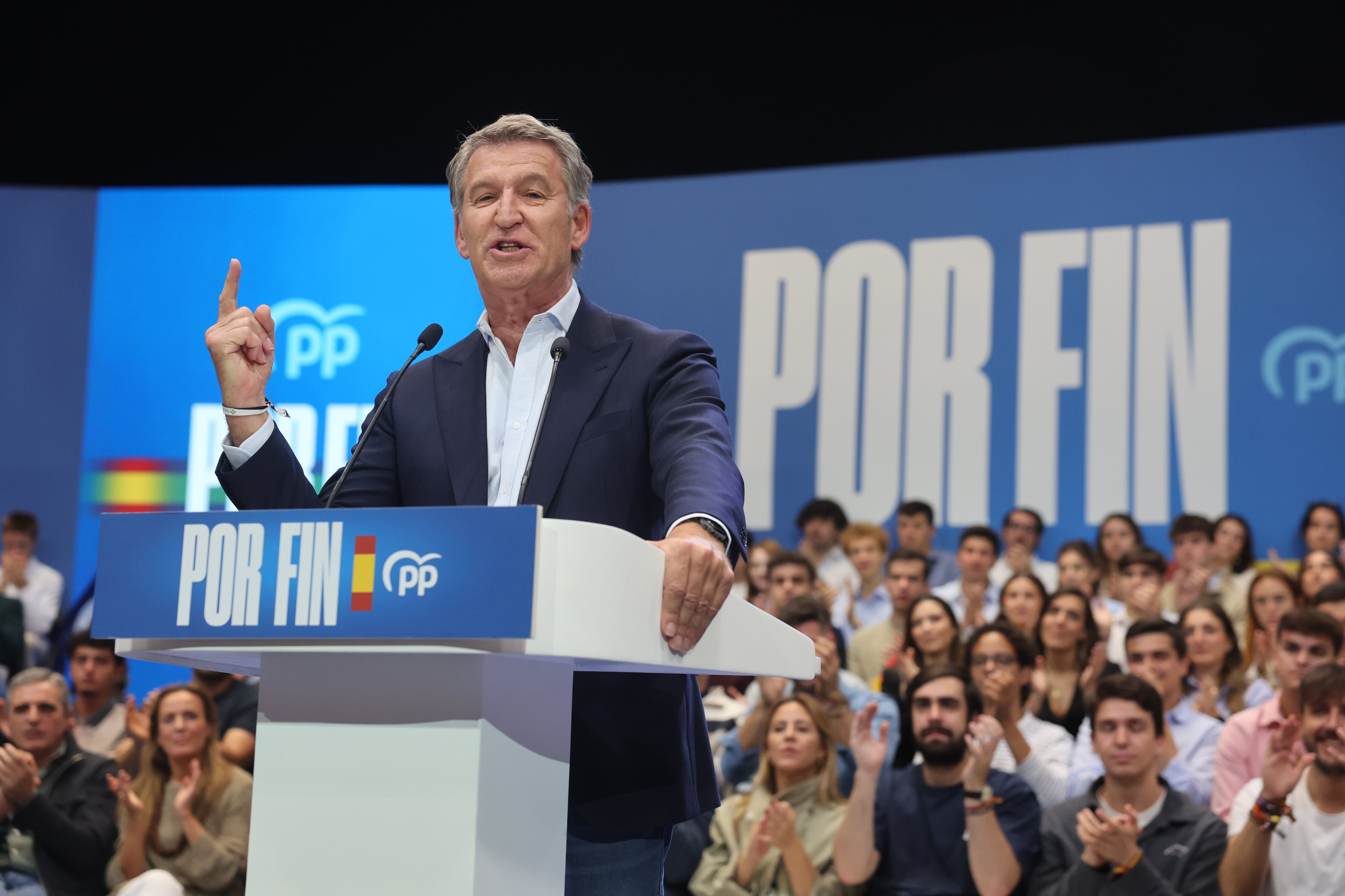 Feijóo asume que el 29-N será su última oportunidad: “¡No tenemos derecho a fallar. No vamos a fallar!”