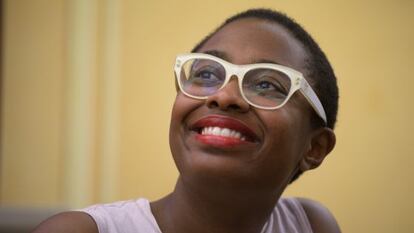 Cécile McLorin Salvant, em julho em Vitória, na Espanha.