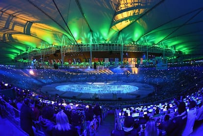 Otra imagen de la ceremonia de clausura.