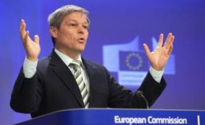 El comisario europeo de Agricultura, Dacian Ciolos. EFE/Archivo