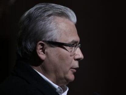 El exjuez de la Audiencia Nacional Baltasar Garzón el pasado enero en un acto de apoyo de las víctimas del franquismo en Madrid.