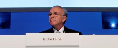 El presidente de Caixabank, Isidre Fainé.