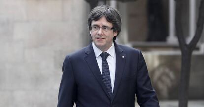 El &#039;president&#039; de la Generalitat, Carles Puigdemont.