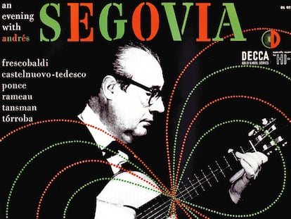 Steinweiss diseñó portadas de música clásica también española, como Andrés Segovia.