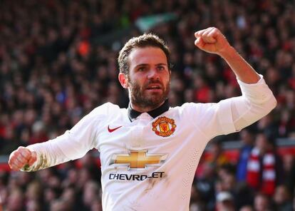 El jugador del Manchester United Juan Mata.