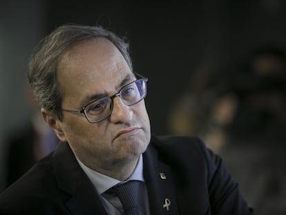 El expresidente de la Generalitat Quim Torra.