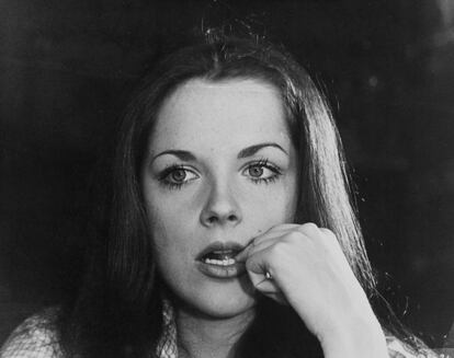 La actriz Mary Tamm en una imagen promocional de 'The Odessa File' tomada en 1974.