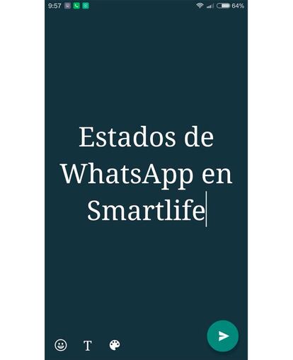 Los nuevos estados de texto de WhatsApp se pueden editar en sólo unos segundos