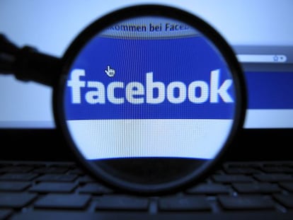 Logotipo de la red social Facebook.