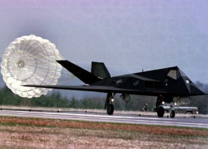 Imagen de archivo de un avión F-117.