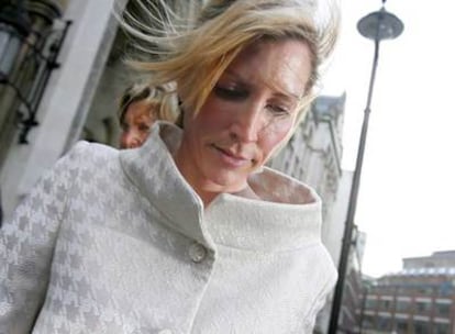 Heather Mills, a la salida del Tribunal Supremo de Londres, el pasado 6 de marzo.