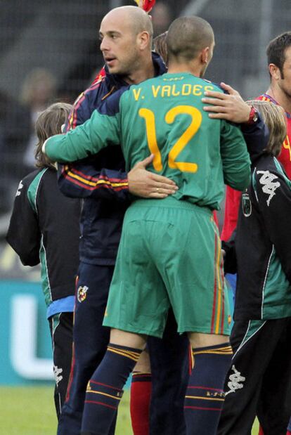 Reina y Valdés, el jueves, en Innsbruck.