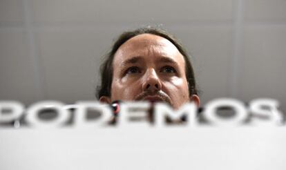 El Secretario General de Podemos, Pablo Iglesias.