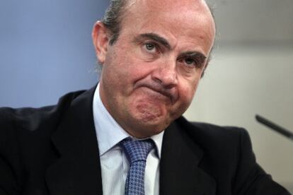 El ministro de Econom&iacute;a, Luis de Guindos.