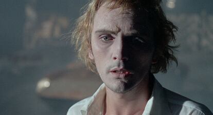 Terence Stamp, en el final de 'Toby Dammit', inspirado en un cuento de Edgar Allan Poe.