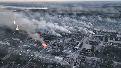 Ukranian boarder city of Vovchansk, in Chuhuiv Raion, Kharkiv Oblast