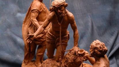 Maqueta del paso Santísimo Cristo de las Almas de Sebastián y Juan Martínez Cava.