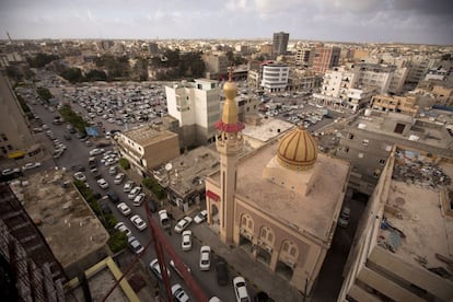 Vista de la ciudad Libia de Misrata.