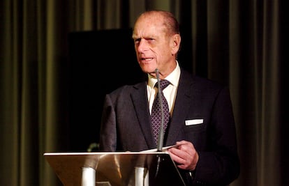 El duque de Edimburgo en la entrega de The Prince Philip Designer's Prize en el Design Council de London, en 2004.