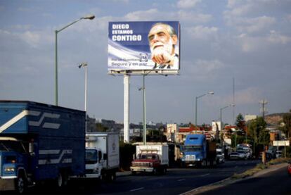 Un cartel del Partido de Acción Nacional (PAN) en Querétaro en apoyo a Fernández de Cevallos.