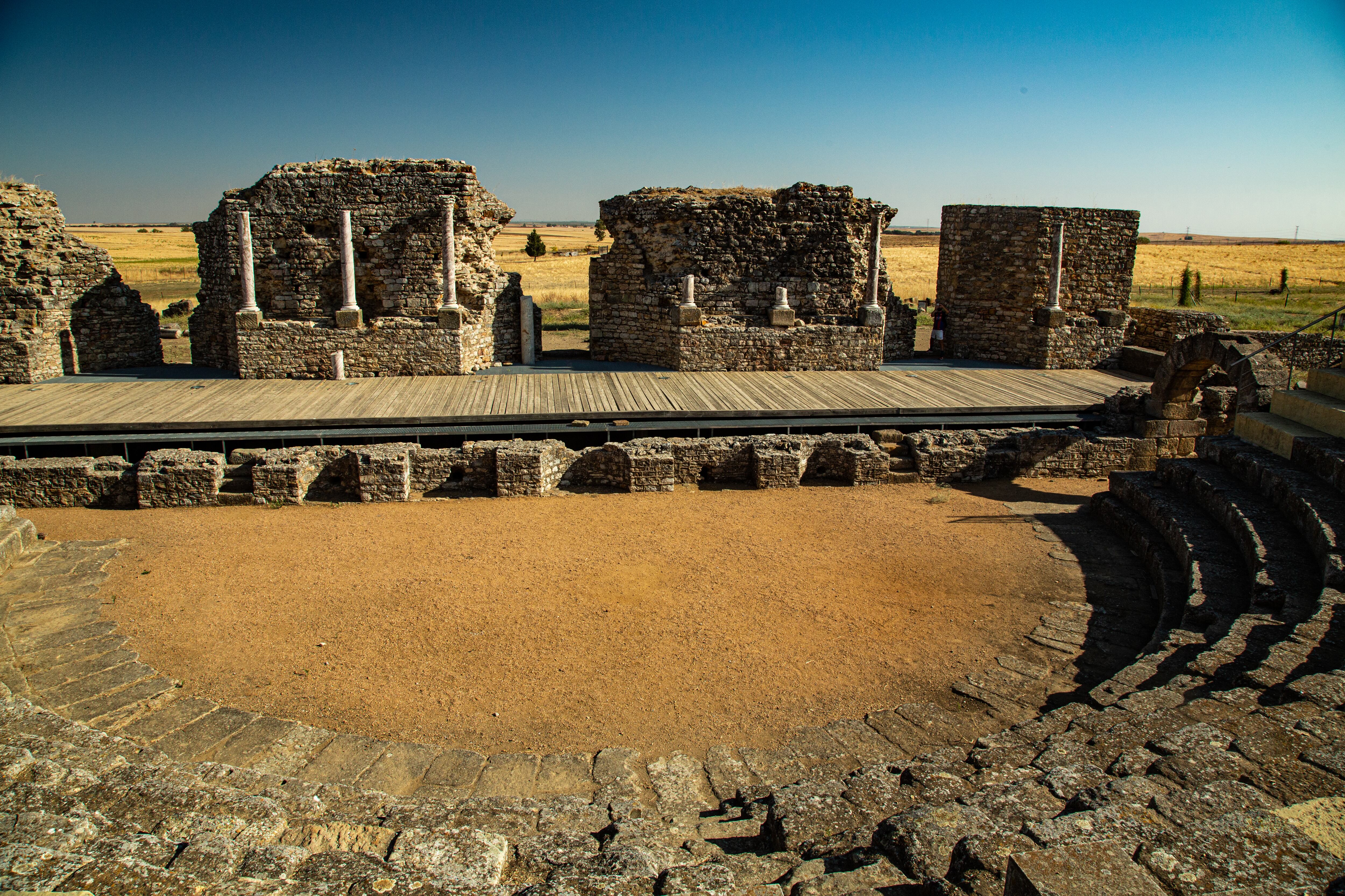 El teatro de la ciudad romana de Regina Turdulorum.