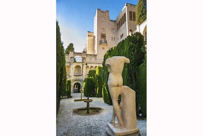 Escultura en la Fundación Rodríguez-Acosta, en Granada.