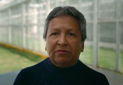 Araceli Vázquez, recluida en el penal de Santa Martha Acatitla, en Ciudad de México, en un fotograma del documental 'La Dama Del Silencio'.