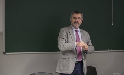 Manuel Cruz, presidente del Senado, clausura un curso en la Universidad Rey Juan Carlos.