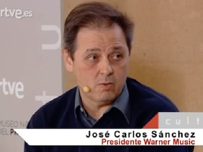 José Carlos Sánchez, durante un programa de RTVE.