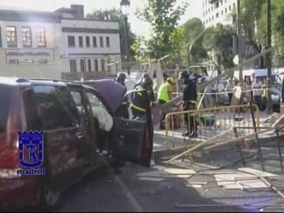 Un coche atropella a 12 personas en El Rastro de Madrid