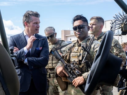 El secretario de Defensa de Estados Unidos, Pete Hegseth
