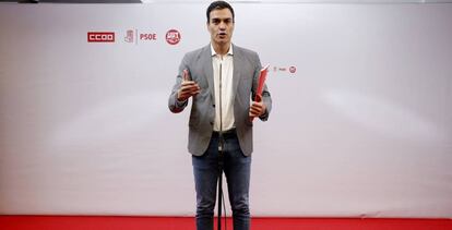 El secretario general del PSOE, Pedro Sánchez.