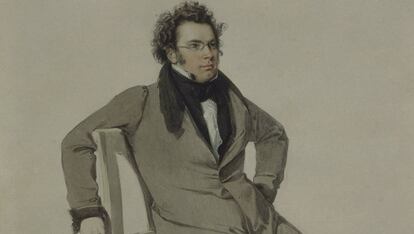 Retrato sin datar de Schubert, autor de la 'Sinfonía inacabada'. 