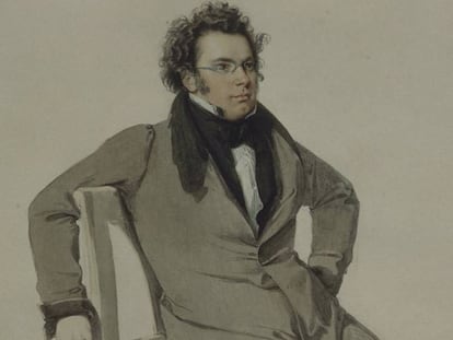 Retrato sin datar de Schubert, autor de la 'Sinfonía inacabada'. 
