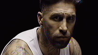 Sergio Ramos, en una imagen del videoclip `Cibeles`.