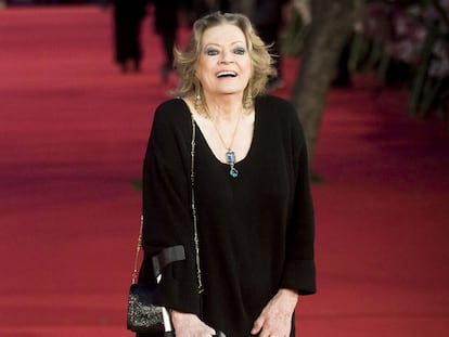 La actriz Anita Ekberg, en 2010.