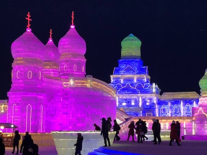 El increíble festival de esculturas de hielo de Harbin