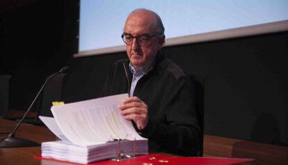 Jaume Roures, director general de Mediapro, en una rueda de prensa en febrero de 2016.