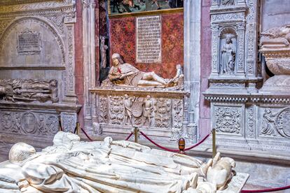 El sepulcro del Doncel en la catedral de Santa María la Mayor de Sigüenza.