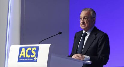 Florentino Pérez, presidente de ACS.