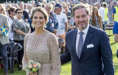 La princesa Magdalena de Suecia y su marido Christopher O&#039;Neill.