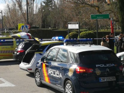 Intervención de policías nacionales, en una imagen de archivo.