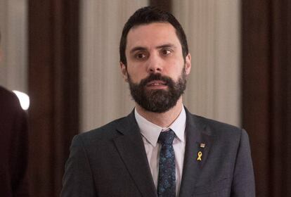 Roger Torrent, presidente del Parlamento catalán