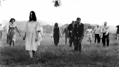 Fotograma de la pel&iacute;cula de George A. Romero &#039;La noche de los muertos vivientes&#039;.