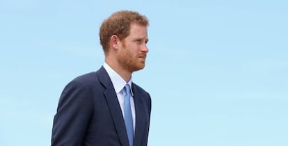 El príncipe Harry, el último día de su viaje oficial por el Caribe.