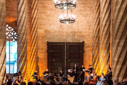 Capella de Ministrers en un concierto en la Lonja de Valencia. 