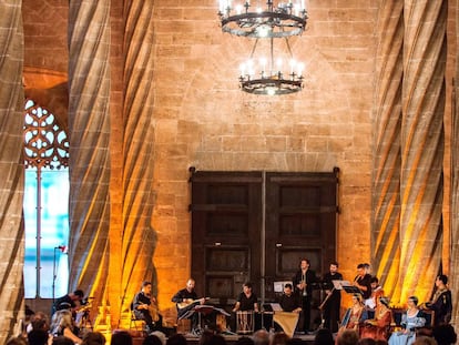 Capella de Ministrers en un concierto en la Lonja de Valencia.