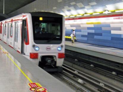 Metro de Santiago de Chile.