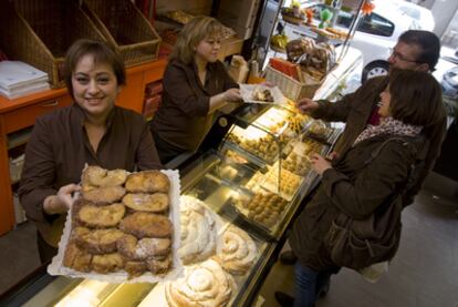 Mostrador de la pastelería Formentor, en Madrid.