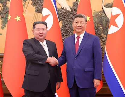 Kim Jong-un y Xi Jinping